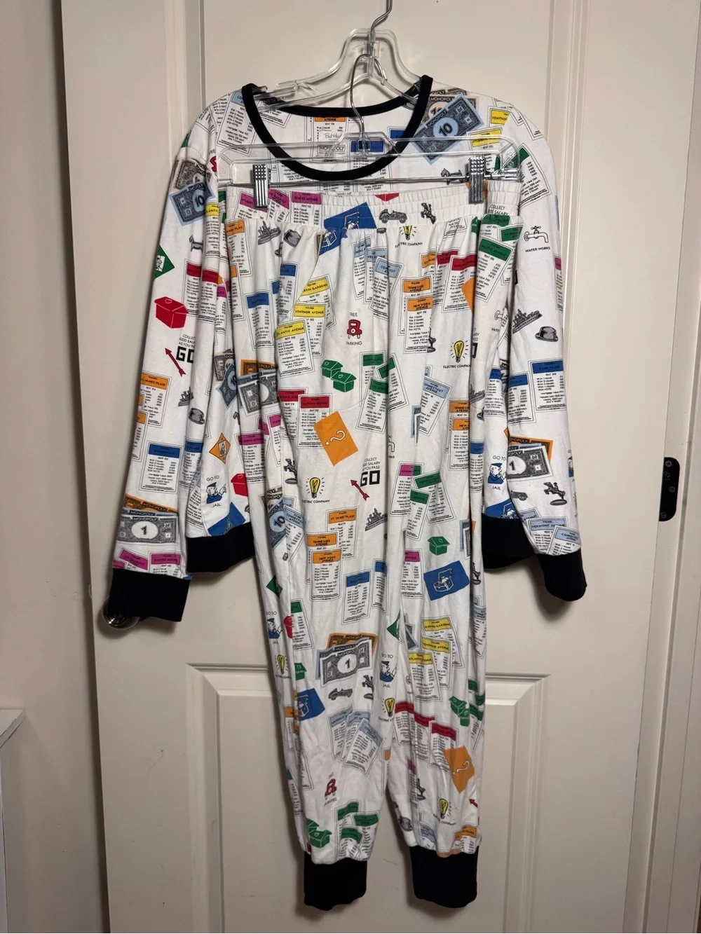 Bed Head Pajamas let’s play Monopoly Organic Size M